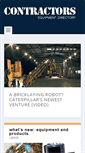 Mobile Screenshot of contractorsequipmentdirectory.com