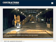 Tablet Screenshot of contractorsequipmentdirectory.com